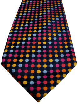 CHARLES TYRWHITT Mens Tie Multi-Coloured Polka Dots