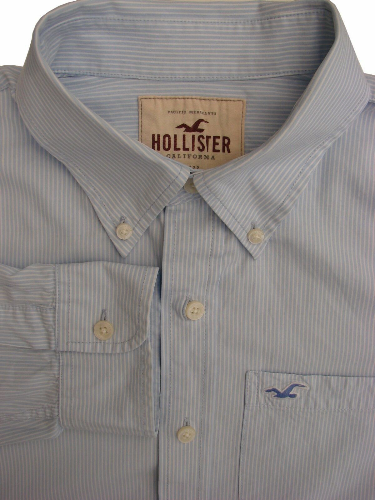 Hollister striped button down dress shirt