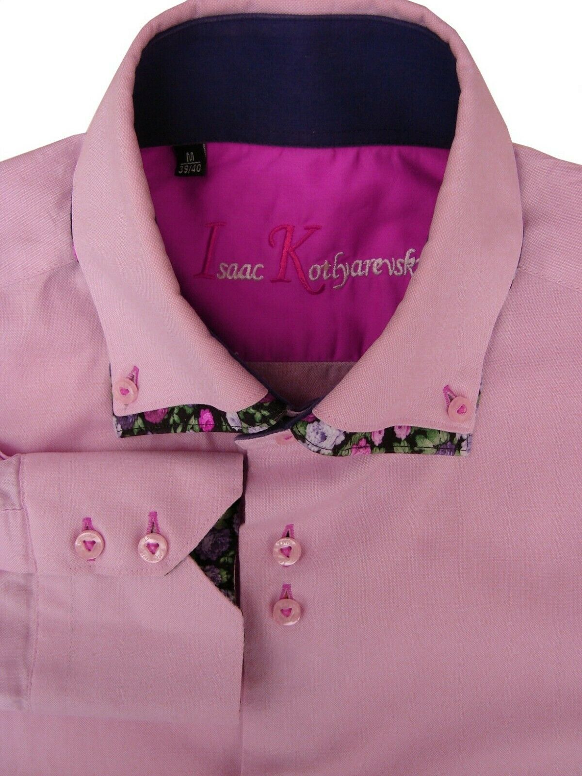 THOMAS PINK Shirt Mens 15 S Pink – Stripes - Brandinity